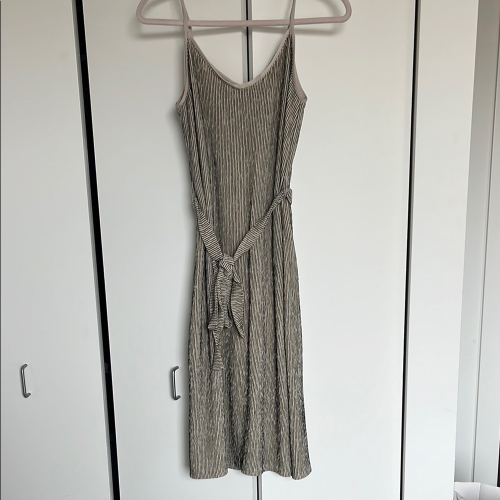 Mid-length striped dress